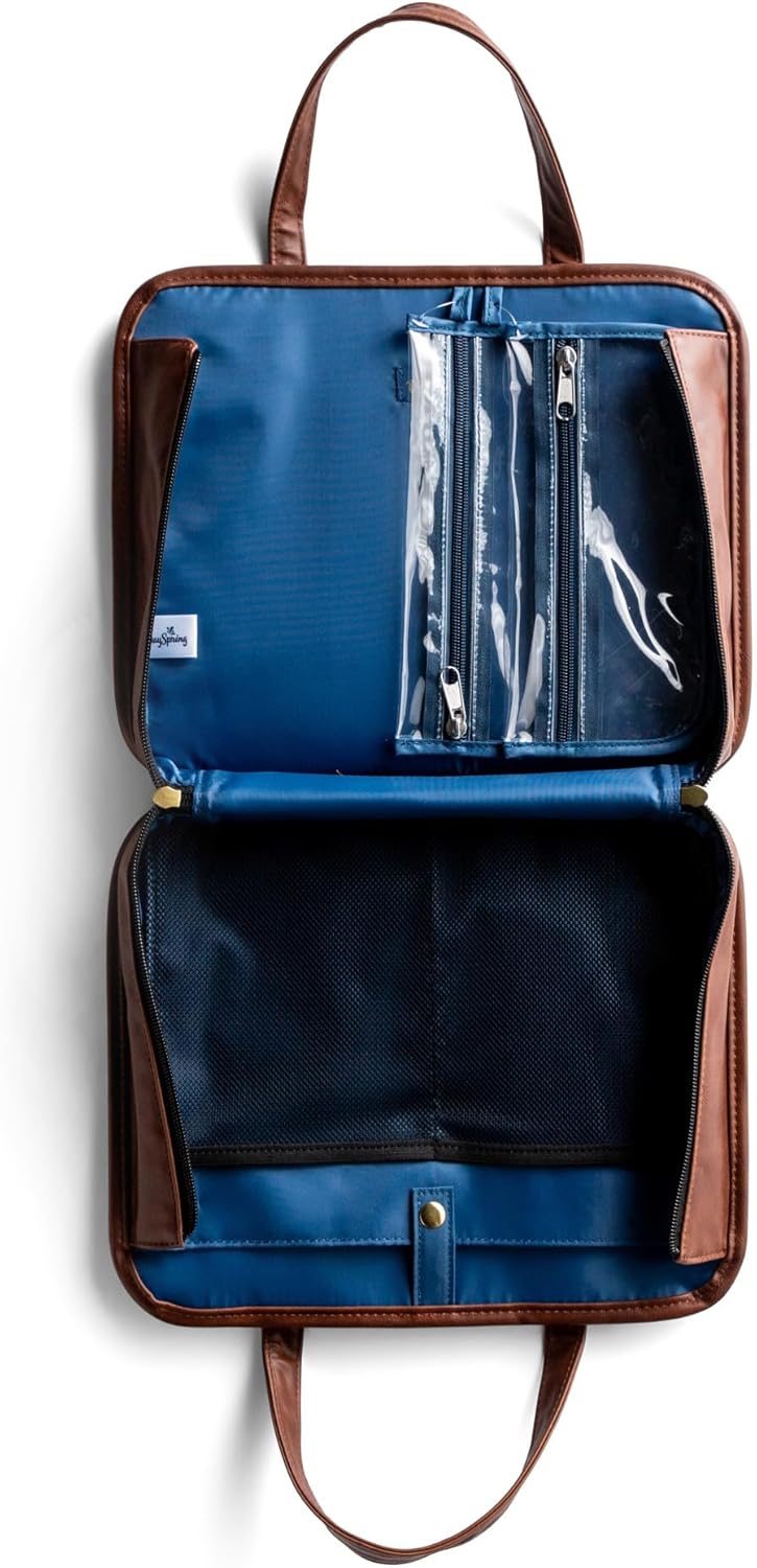 DaySpring  Gold Cross  Faux Leather Bible Tote and Organizational Bag J6871 - Image 2