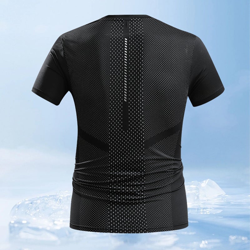 Stall Ready-Made T-Shirt Men'S Ice Silk Quick-Drying Men'S Quick-Drying Short-Sleeved Men'S Ice Silk Short-Sleeved Men'S - Image 3