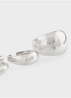 Seventy Five 3 Pack Signet Ring Set  - Image 4