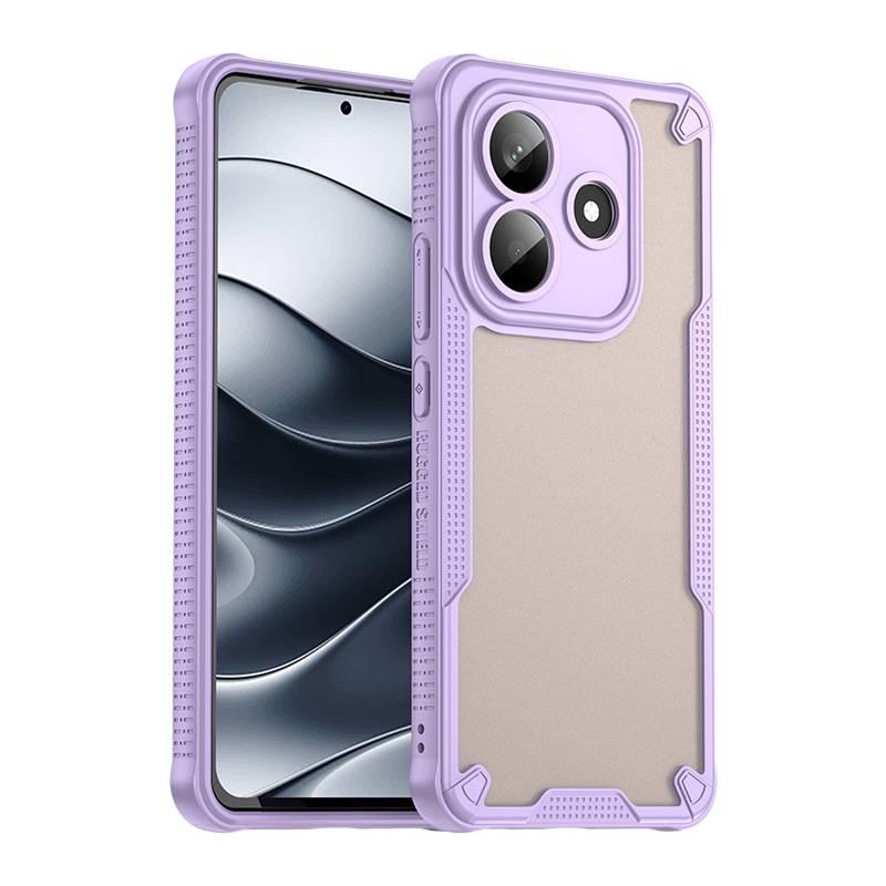TPU+PC Protective Case for Redmi Note 14 with Shockproof and Drop Protection plus Shockproof plus Strong Magnetic plus Matte Finish in Purple - Image 1