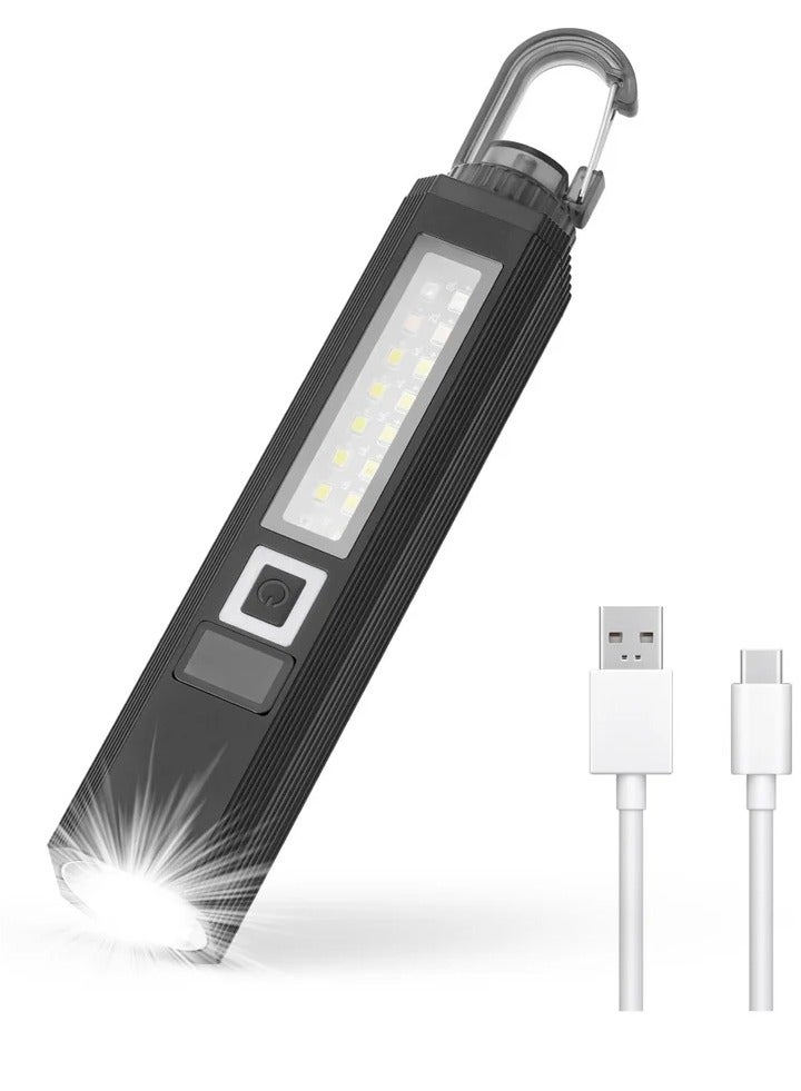 Super Bright LED Flashlights, Handheld Tactical Flashlights, Compact, USB Rechargeable, Multiple Lighting Modes for Hiking, Camping, Hurricane Outage - Image 1