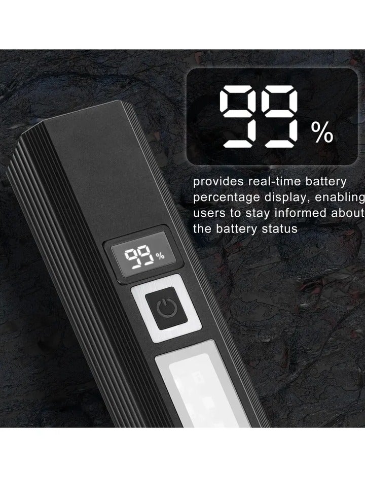 Super Bright LED Flashlights, Handheld Tactical Flashlights, Compact, USB Rechargeable, Multiple Lighting Modes for Hiking, Camping, Hurricane Outage - Image 2