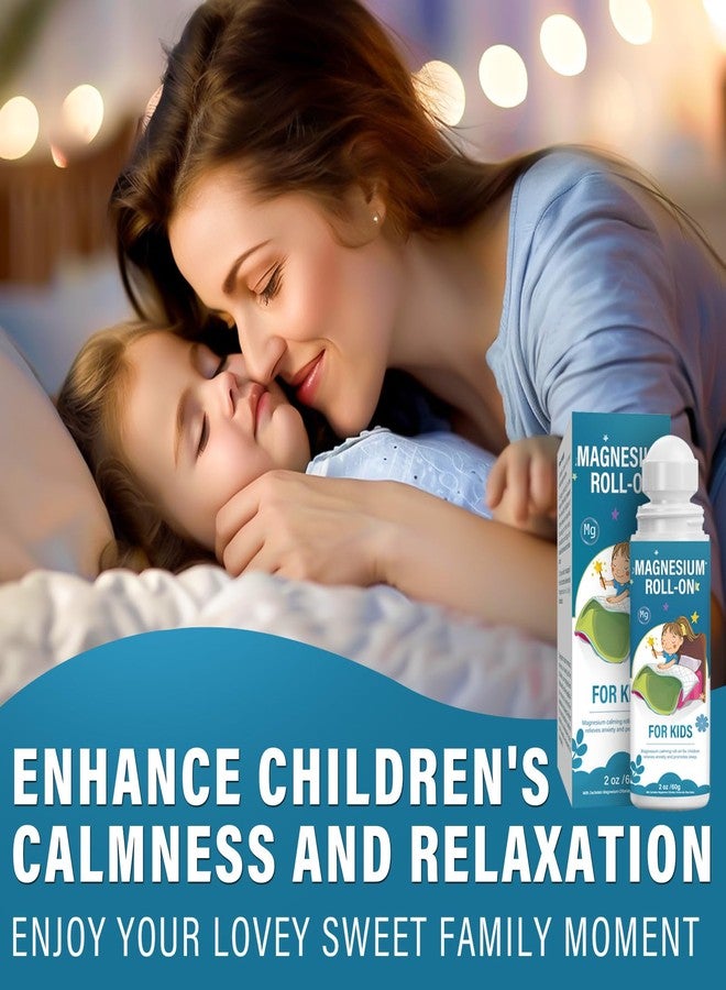 CURECURE Magnesium Lotion for Kids - Magnesium for Sleep, Calm Magnesium Oil to Help Kids Have A Calm Sleep During Bedtime & Night, 2 Fl Oz - Image 2