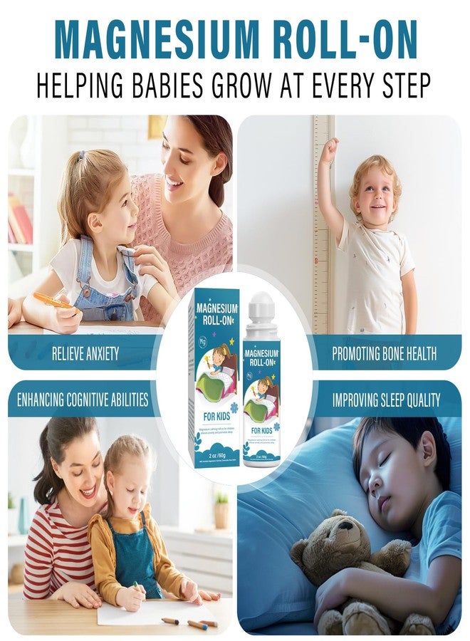 CURECURE Magnesium Lotion for Kids - Magnesium for Sleep, Calm Magnesium Oil to Help Kids Have A Calm Sleep During Bedtime & Night, 2 Fl Oz - Image 4