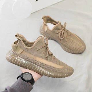 Mens coconut shoes in stock wholesale mens and womens fly woven sneaker 2024 summer popular breathable casual lovers shoes 350 Earth Brown Flying Weaving - pzsku/Z0637F458AEA34C992FCBZ/45/1746193949/c8b48ae4-cb13-421e-8841-c4a7a4f42d53