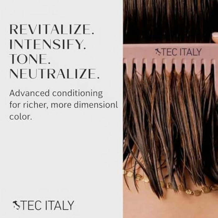 Tec Italy Lumina Forza Colore Copper, Color Intensifier Mask Treatment For Hair with Coconut Oil, Cocoa Butter & Jojoba Oil. Parabens Free Hair Treatment, Animal Test Free. 10.14 FL.OZ. U.S. (300 ml) - Image 3