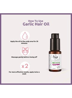 FARMASI FARMASi Dr. C. Tuna Vitalizing Garlic Oil, Hair Growth Oil for Thicker Longer Fuller Healthier Hair, Prevent Hair Loss & Thinning, All Natural Vitamin Rich Treatment, All Hairy Types, 1 fl.oz (30 ml)  - Image 5