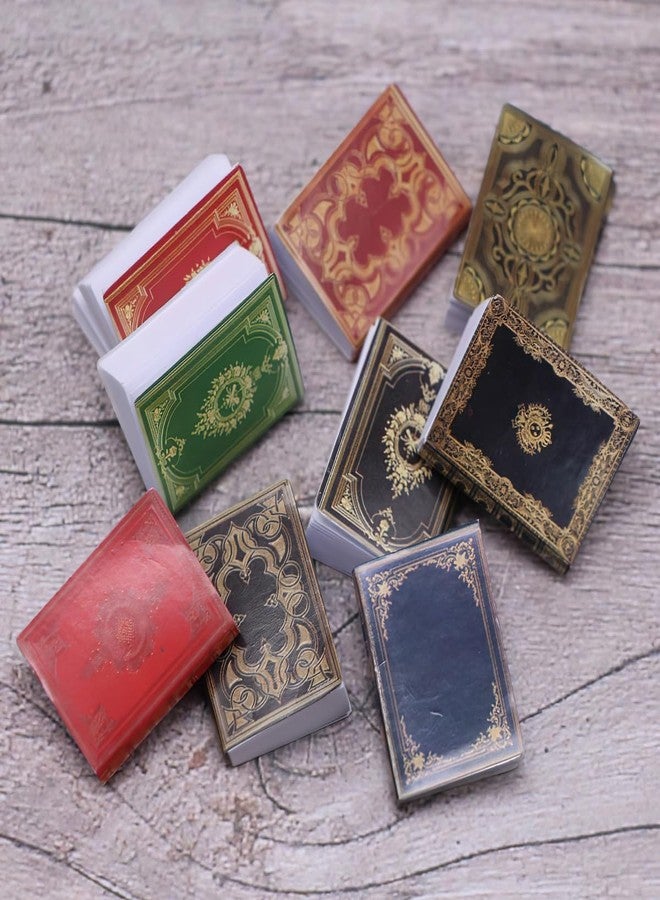 Miyxsin 17Pcs Mini Miniatures Books and Paintings Set, Assorted Miniatures Books Paintings, Mini Book house Decoration Accessories, Mini Books Paintings Model Preschool supplies(9Pcs Books+8Pcs Paintings) - Image 3