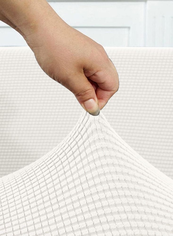 CATANES Thick Couch Covers, Sectional Sofa Stretch Slipcover Living Room Dogs Pets, Washable Durable Furniture Protector BEIGE (90cm * 140cm)  - Image 2