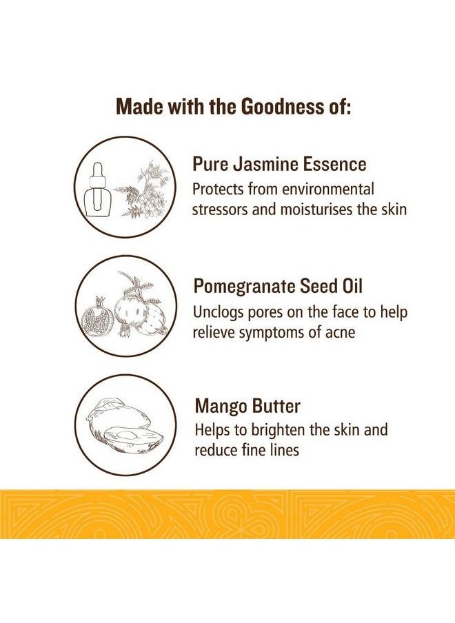 SOULTREE Replenishing Night Cream Jasmine & Pomegranate Drench 25Gm  - Image 4