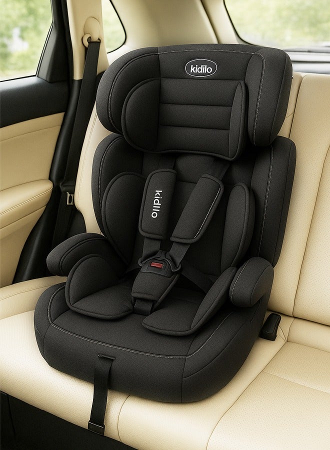 كيديليو مقعد سيارة قابل للتحويل وخفيف الوزن 2 في 1، للاستخدام في السفر اليومي (رمادي غامق) - Image 1
