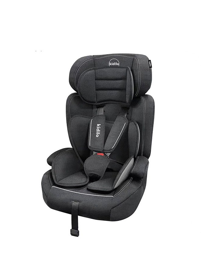 Kidilo 2-in-1 Lightweight Convertible Car Seat, Use for daily travel(Dark Gray)  - Image 1