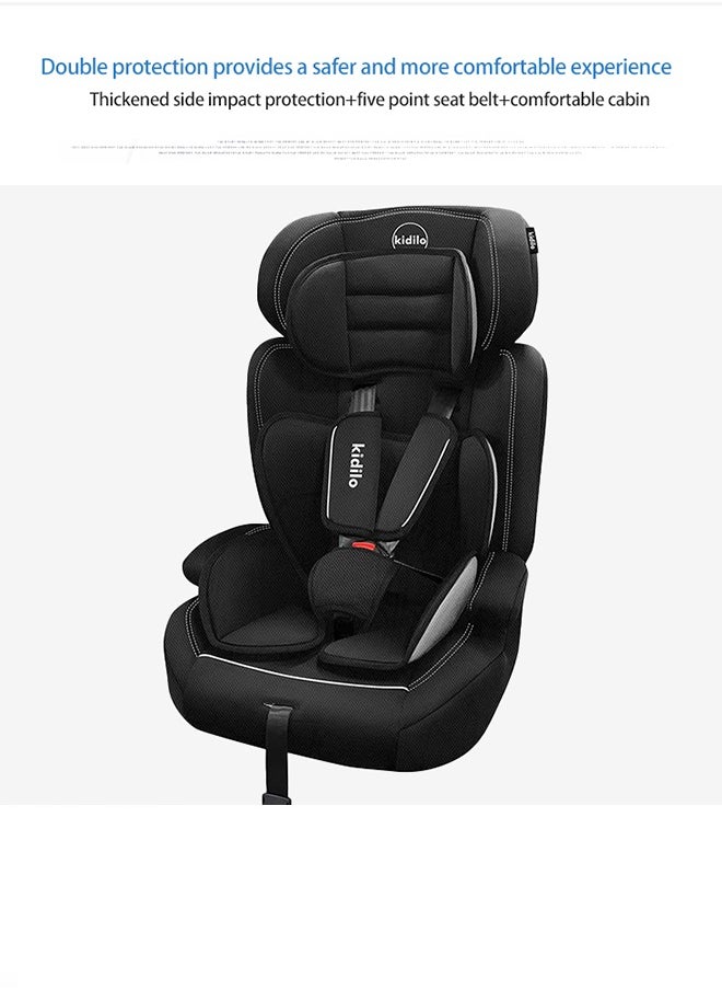 Kidilo 2-in-1 Lightweight Convertible Car Seat, Use for daily travel(Dark Gray)  - Image 5