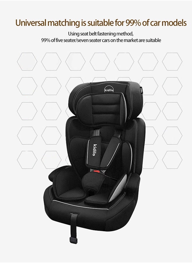 Kidilo 2-in-1 Lightweight Convertible Car Seat, Use for daily travel(Dark Gray)  - Image 4