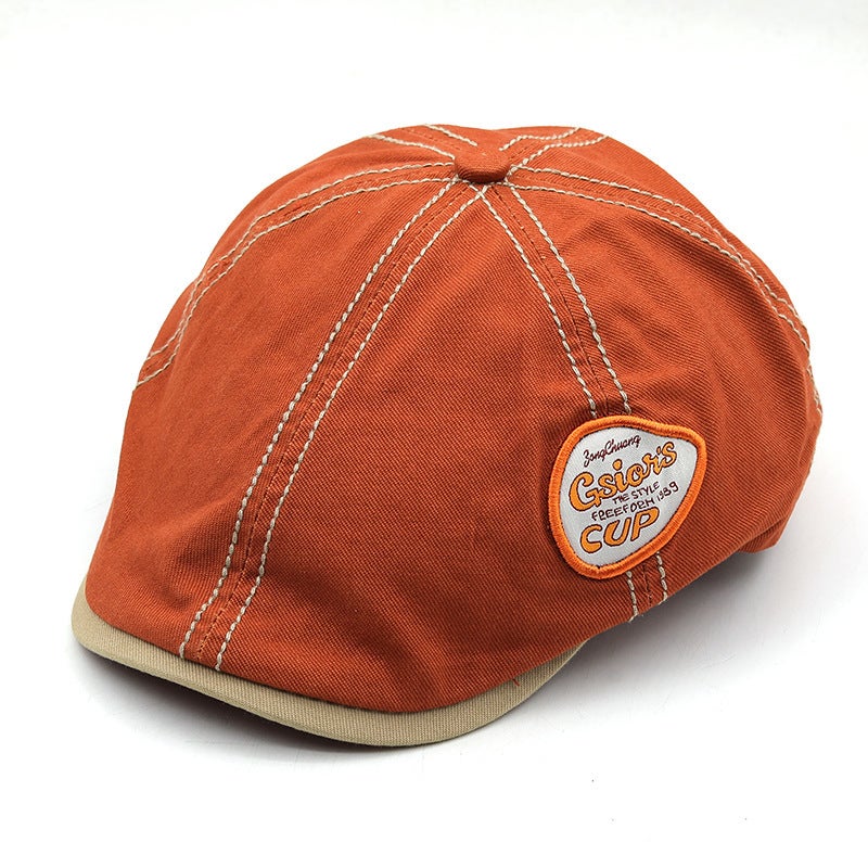 Forward Cap Unisex Japanese Washed Adjustable  British Hat - Image 4