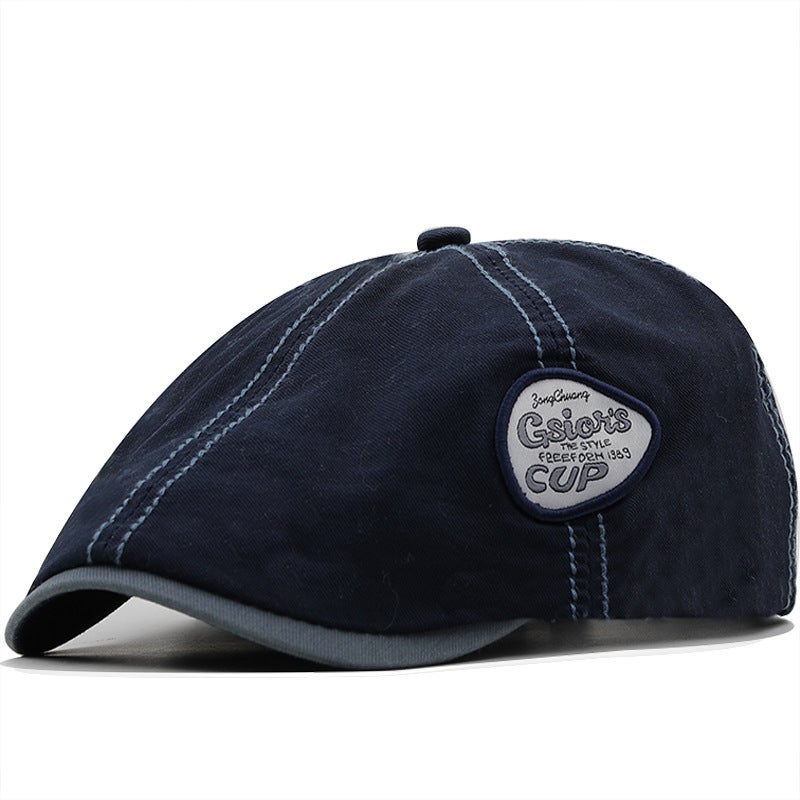 Forward Cap Unisex Japanese Washed Adjustable  British Hat - Image 3