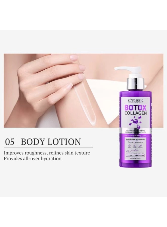 Kormesic Botox Collagen Anti Wrinkle Body Lotion 200ML Deep Moisturizing Anti-Wrinkle Firming Botox Collagen Lotion with Hydrolyzed Keratin Gentle Skin Friendly Nourish Smooth And Tender Body Lotion - Image 5