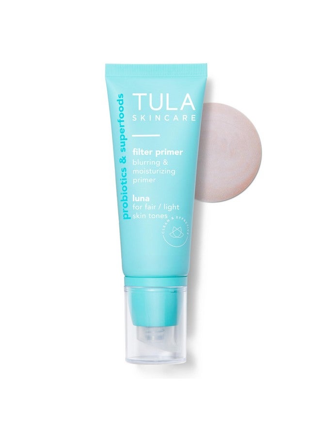 تولا برايمر ترطيب وتلطيف الوجه من تولا سكين كير - لونا، يُوحد لون البشرة ويعالج الاحمرار، يُرطب ويُحسن ثبات المكياج، 1 أونصة سائلة - Image 1