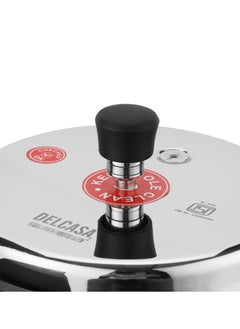 DELCASA Elegant Design & High Quality Material Stainless Steel Pressure Cooker With Induction Compatible  - Image 5