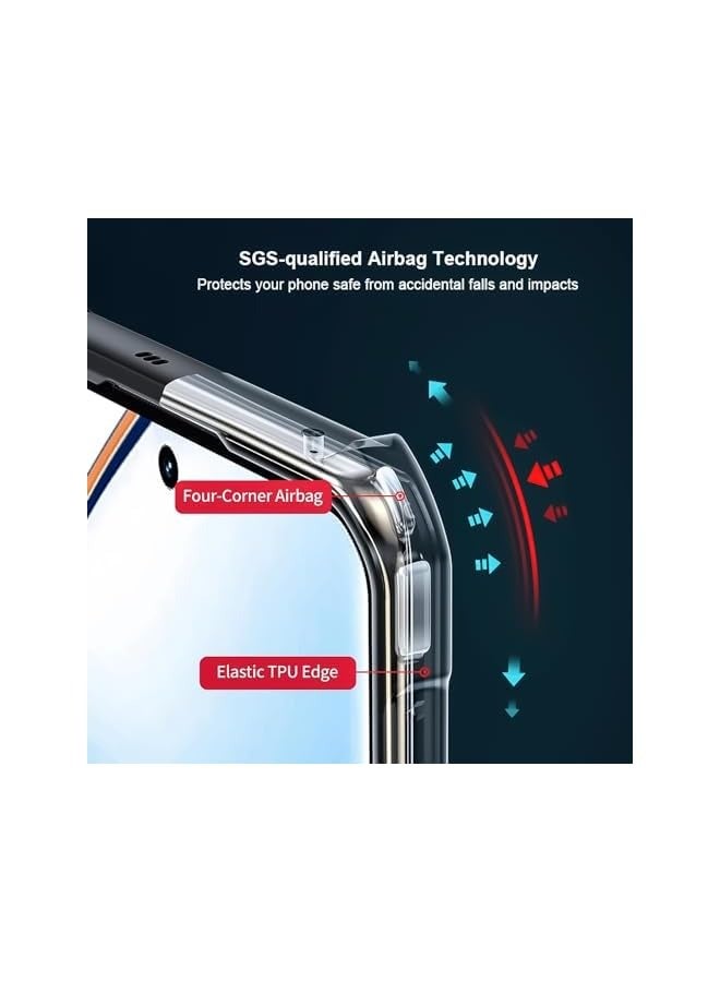 Green Tiger Realme 12 Pro Plus 5G Case, 12 Pro+ Camera Lens Protection Cover, TPU Shockproof Airbags Bumper Mobile Phone Back Cover, Anti-Yellowing Slim Fit Protective Casing - Image 4