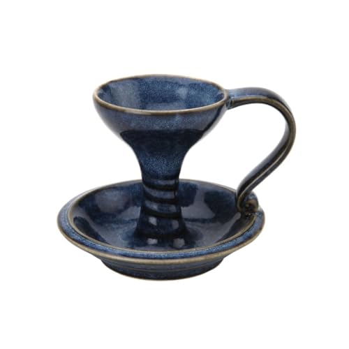 Bodhi House Ceramic Dhuna Loban Burner – Round Dhooni Dhoop Dani | Traditional Table-Top Incense Burner for Loban & Dhoop | Elegant Ceramic Home Fragrance Holder for Meditation, Puja & Purification - Image 4