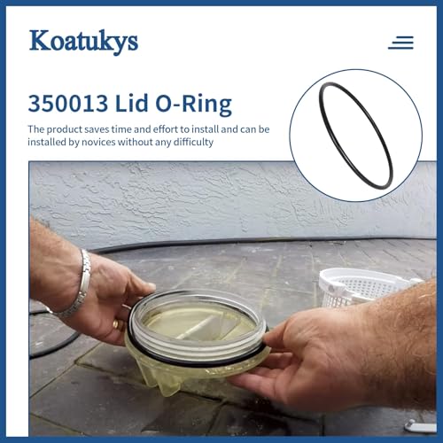 Koatukys 350013 350013Z Lid O-Ring Fit for Pentair WhisperFlo IntelliFlo Challenger and Pinnacle Pump Trap Lid (1/Pack) - Image 3