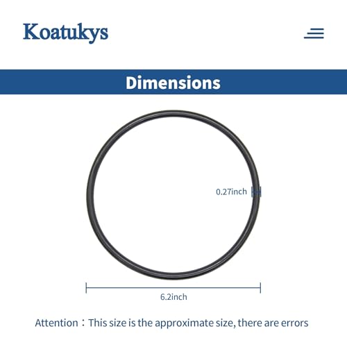 Koatukys 350013 350013Z Lid O-Ring Fit for Pentair WhisperFlo IntelliFlo Challenger and Pinnacle Pump Trap Lid (1/Pack) - Image 5