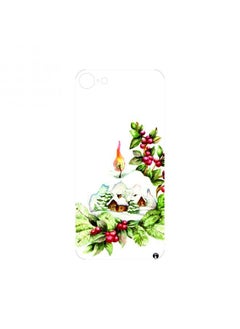 Printed Back Phone Sticker for iphone 7 Pumpkin & House & Snow