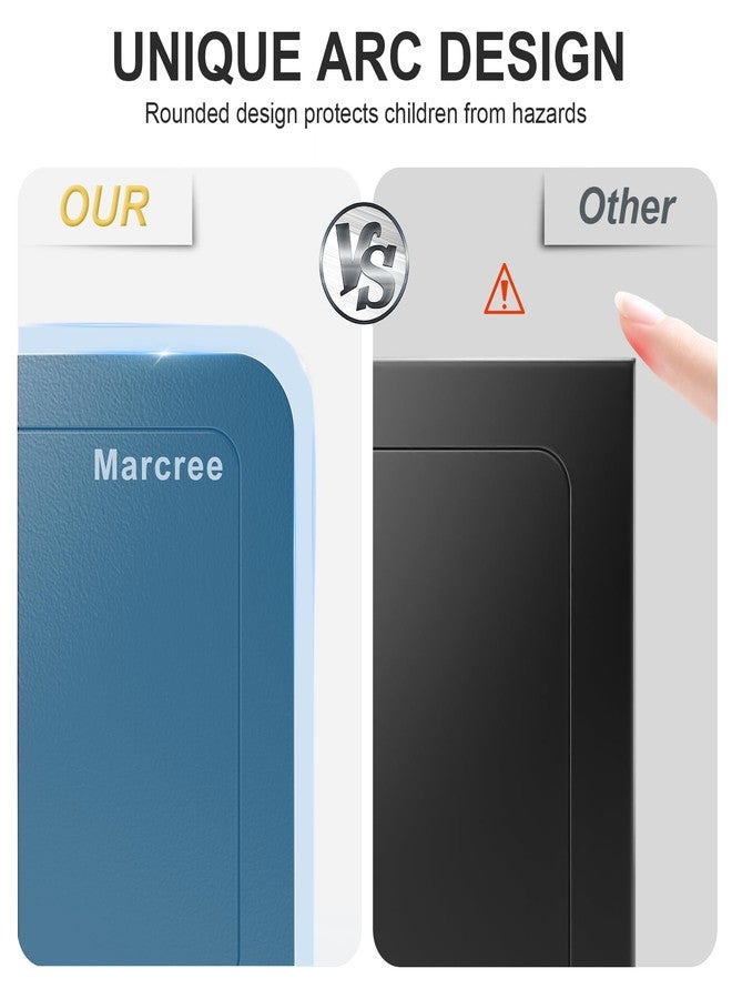 Marcree 0.23 Cub Safe, Small Safe Box with Key, Mini Home Safes for Money, Coin and Cash, Security Safe for Kids, Lock Box for Personal Items, Black, 6.69 x 9.06 x 6.69 Inches - Image 3