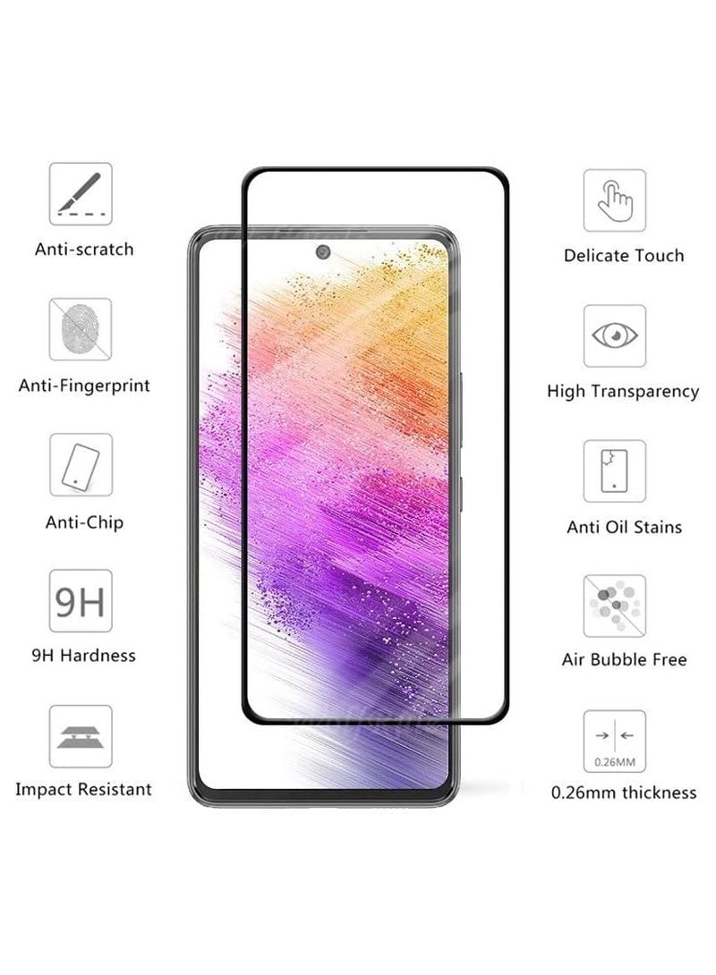 ELTRAZONE Glass for Sam Galaxy A73 5G / M52 5G / A71 / M51 / S10 Lite/Note 10 Lite Screen Protector Glass Full Glue Edge-to-Edge Protector Easy Installation - Image 2