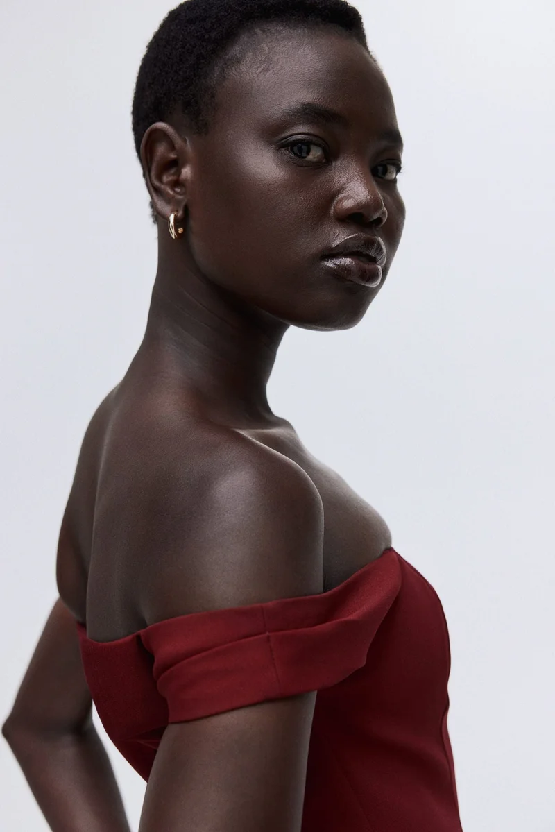 H&M Off-the-shoulder dress