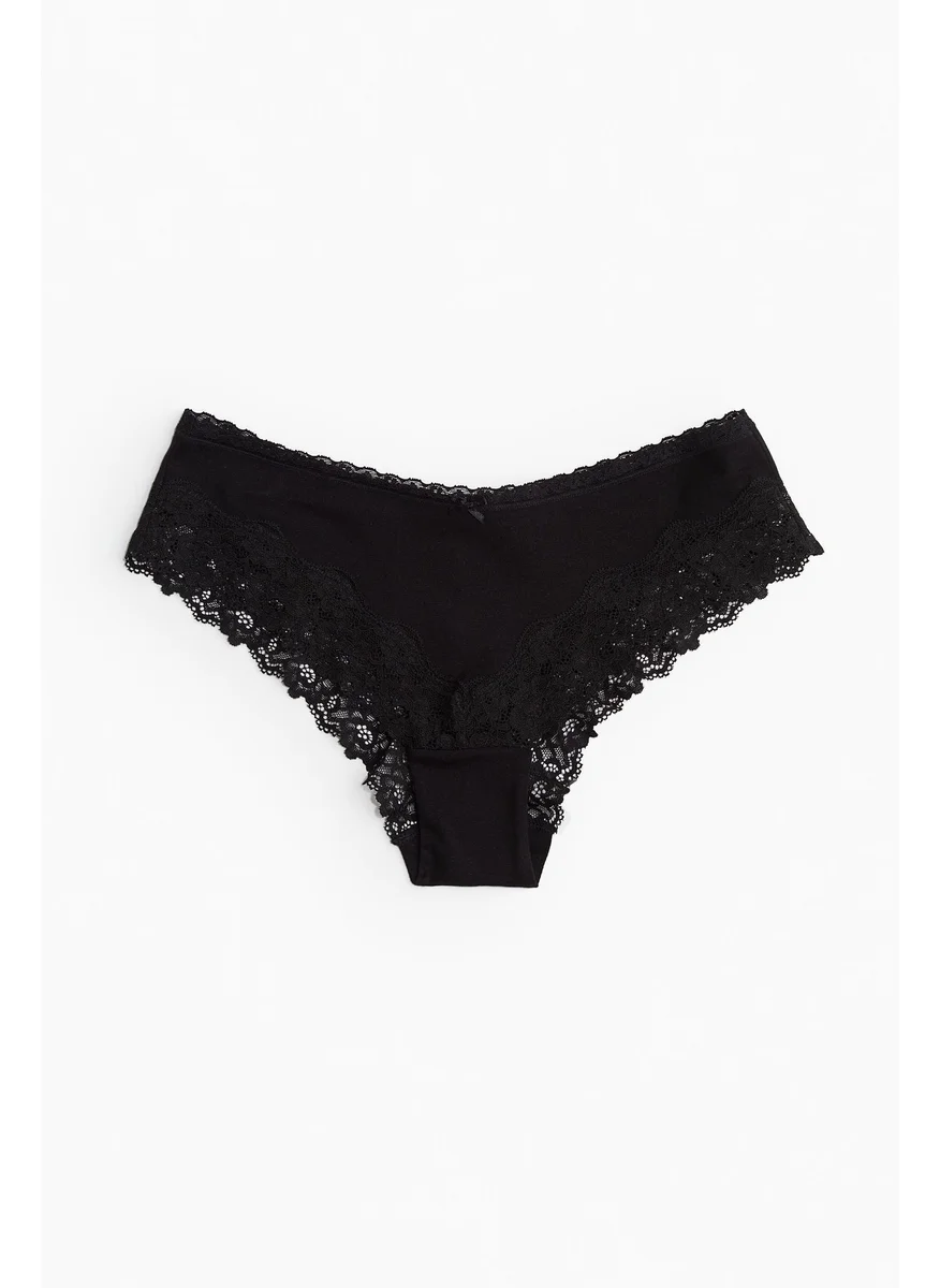 اتش اند ام 3-Pack Lace-Trimmed Hipster Briefs