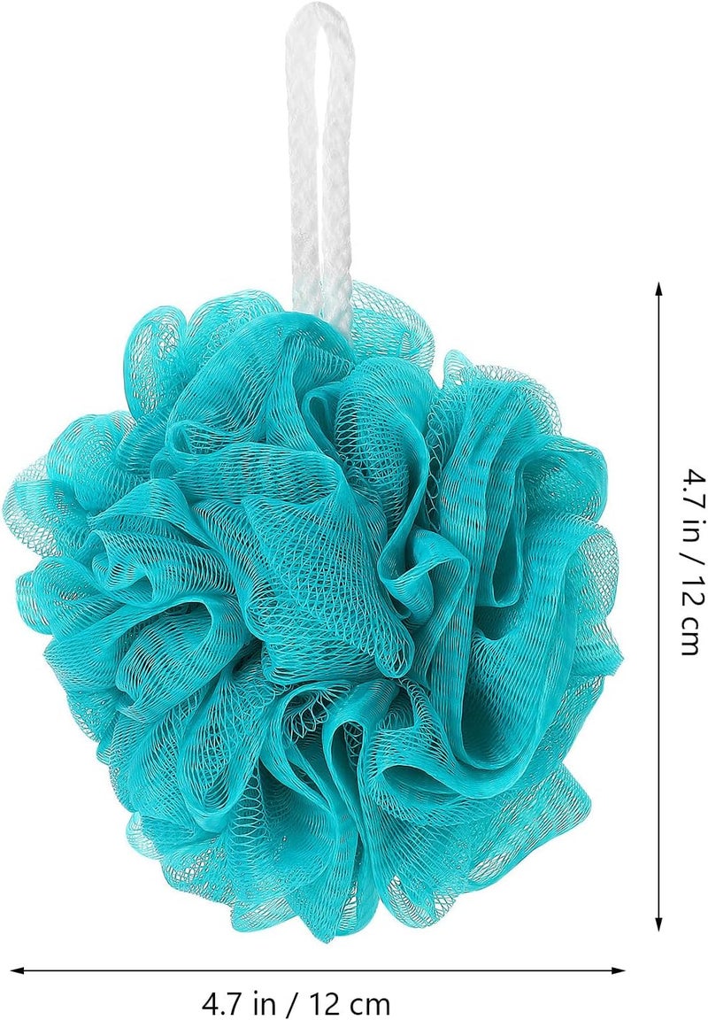 Healeved 7pcs Bath Loofah Body Scrubber Exfoliating Shower Puff Mesh Balls Set for Daily Bathing and Skin Cleansing - Image 2