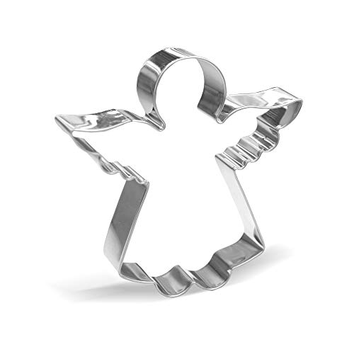 Keewah 4.3 Inch Angel Cookie Cutter - Stainless Steel - Image 5