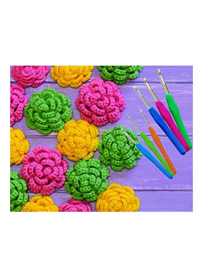 NIBEMINENT 12-Piece Crochet Hook Set Multicolour - Image 4