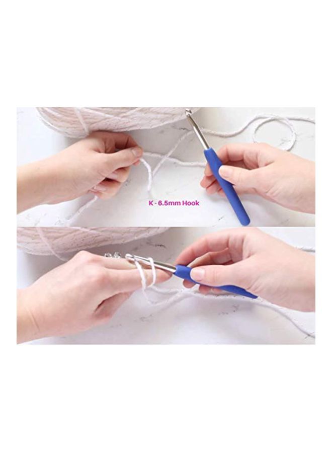 NIBEMINENT 12-Piece Crochet Hook Set Multicolour - Image 5