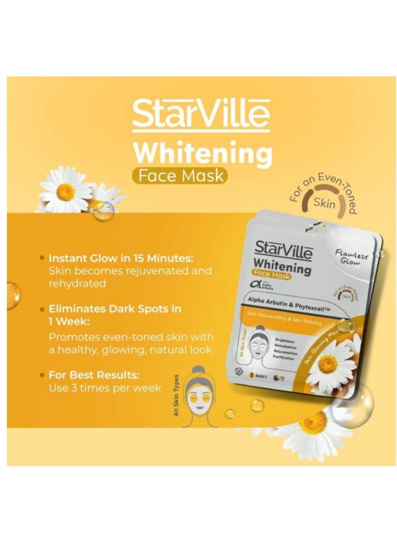 starville Whitening Face Sheet Mask 2Pcs  - Image 4