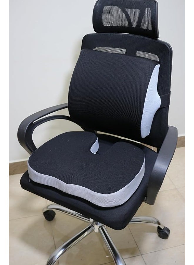 Memory Foam Orthopedic Coccyx Seat Cushion for Spine Support and Pain Relief - Image 4