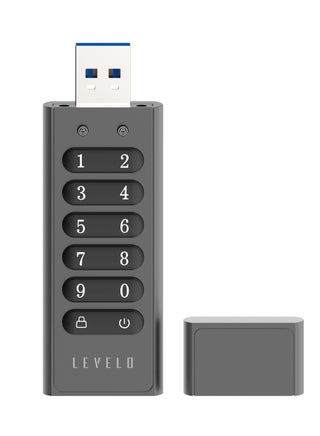 Lockvault Digital 128GB Encrypted USB Flash Drive / External Hard Drive / LED Indicator / Built-in Keypad / USB-A 3.1 Port / Fast Data Transfer USB Drive / Smart Data Deletion - Gray - pzsku/Z0639B1CA6066A4484225Z/45/1751714173/3abf2492-db4c-4e12-9071-6c3ad93f88ff