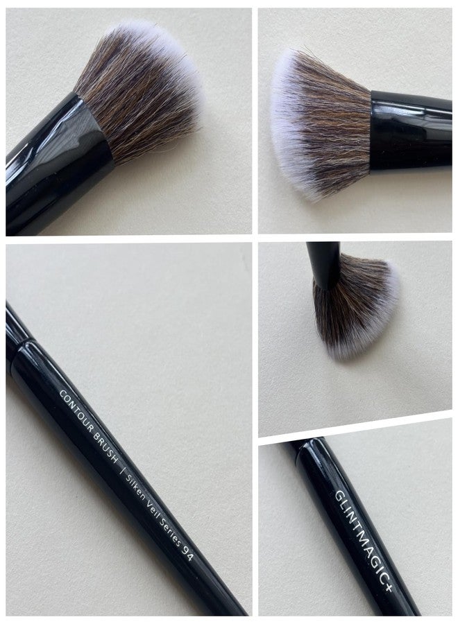 GlintMagic+ Angled Face Brush Contour Brush Multi-Task for Contour, Blush, Foundation,Bronzer & Concealer | Ultra-Soft, Precise Sculpting & Seamless Blending - Image 4