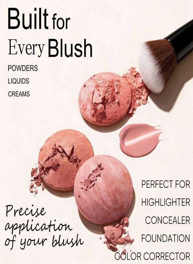 GlintMagic+ Angled Face Brush Contour Brush Multi-Task for Contour, Blush, Foundation,Bronzer & Concealer | Ultra-Soft, Precise Sculpting & Seamless Blending - Image 3