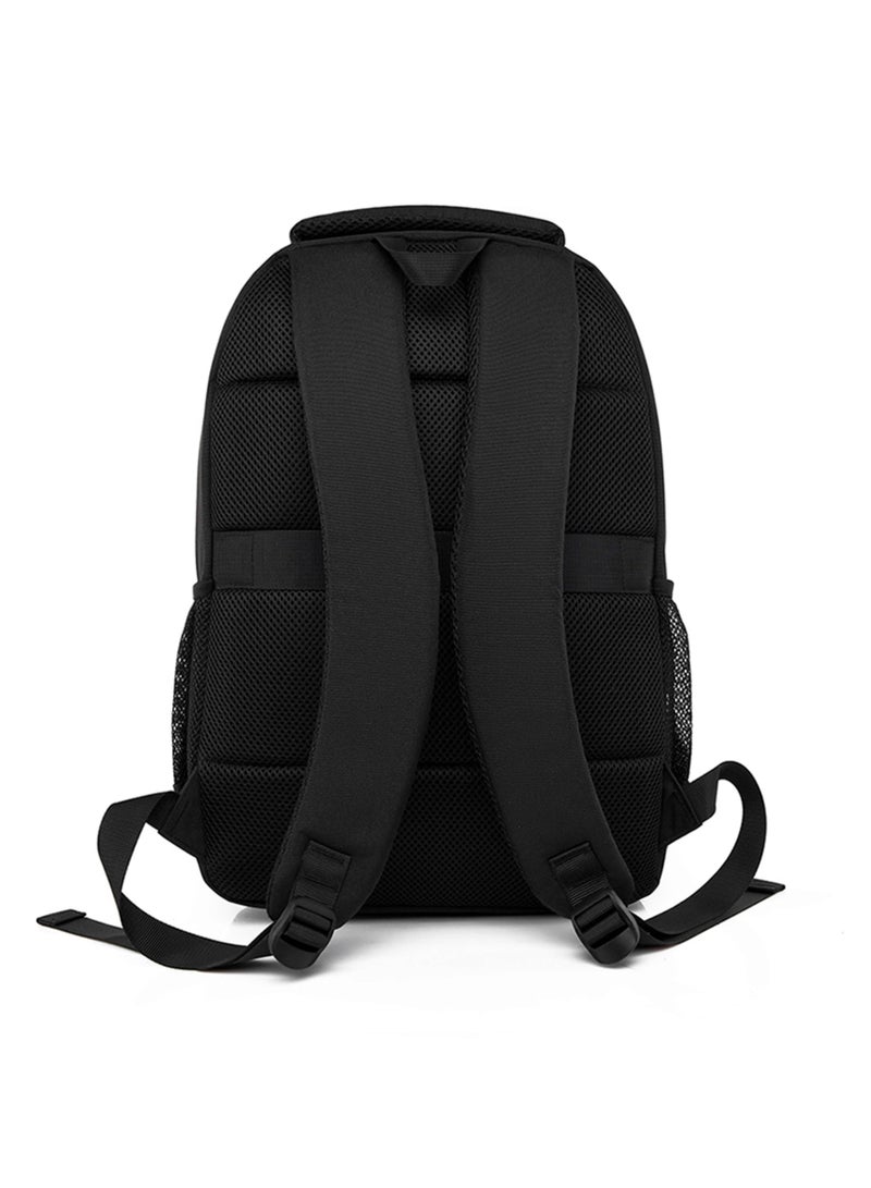 Hike Unisex Durable Sling Laptop Backpack Water Resistant Premium Casual Daypack for Travel/Business/College/School, HK9901-Black - Image 5