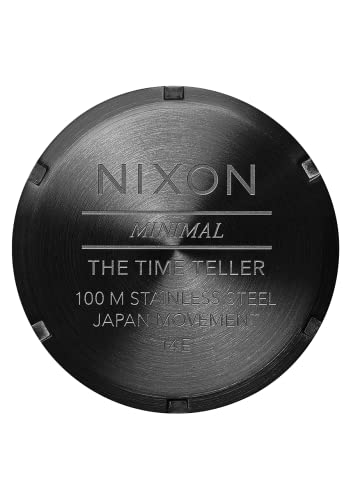 NIXON Time Teller A045-100m Water Resistant Men's Analog Fashion Watch (37mm Watch Face, 19.5mm-18mm Stainless Steel Band) - Image 5