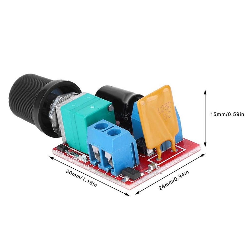 PWM DC Motor Speed Controller 5A 3V 35V High Power Self Recovery For Robotics LED Dimmer - Image 5