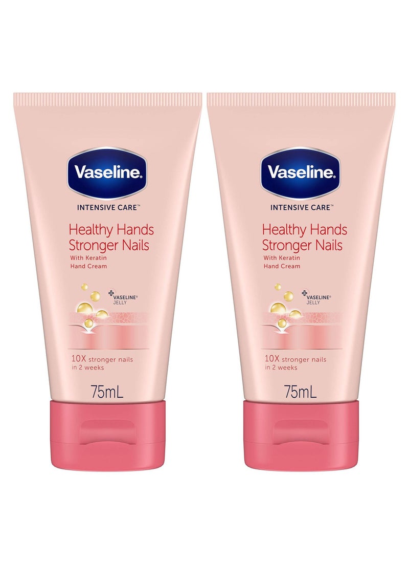 Intensive Care Healthy Hands and Stronger Nails Hand Cream 2 x 75 ml