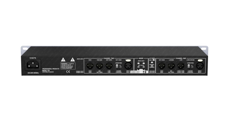 da.beatz. Dabeatz 234-XS Professional 4-Way Audio Crossover | 2/4 Channel Stereo & Mono Splitter | XLR Output |High, Mid, Bass,Sub Control | 24dB/Oct Linkwitz Riley Filter | DJ & Stage Subwoofer - Image 4