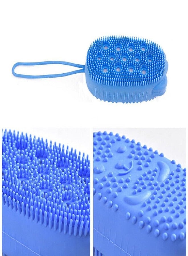 N M Z Silicone Bubble Bath brush Silicone Bath Body Brush,Ultra-Soft Scrubber Unisex(MultiColour) (1 pc) - Image 2