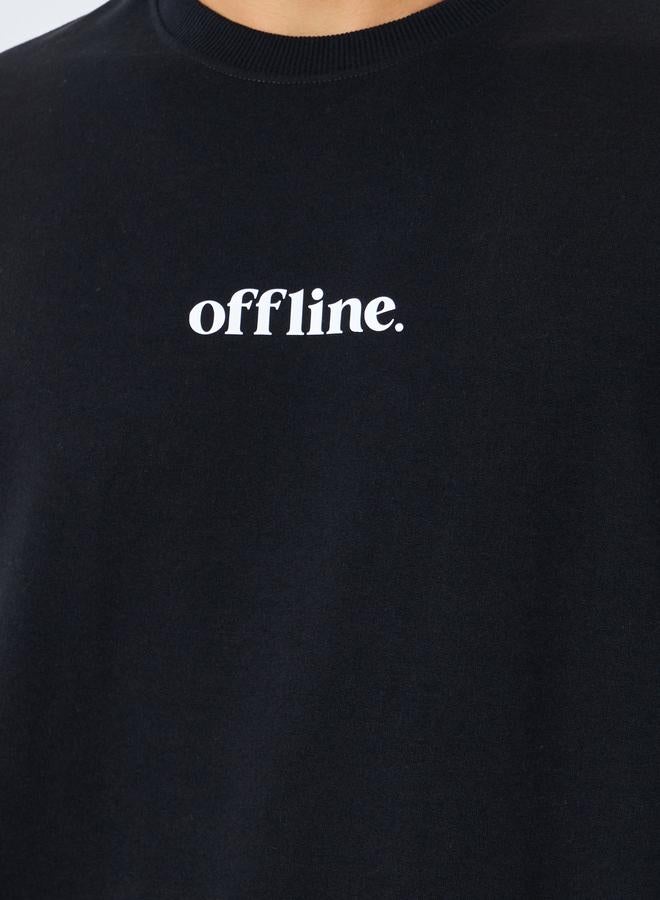 Styli Eco-Earth Relaxed Fit Slogan Print Sweatshirt - Image 3