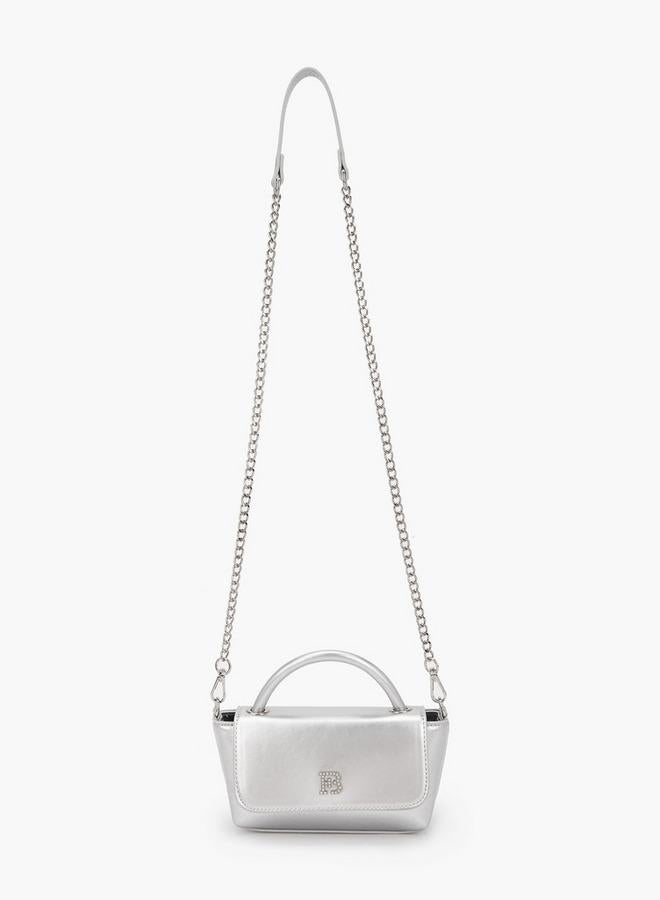 Flora Bella By Shoexpress Flora Bella Top Handle Crossbody Bag with Detachable Chain Strap Ramadan Collection - Image 2
