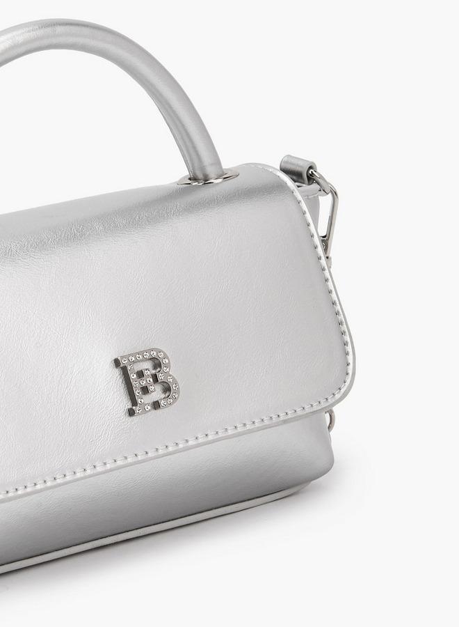 Flora Bella By Shoexpress Flora Bella Top Handle Crossbody Bag with Detachable Chain Strap Ramadan Collection - Image 5